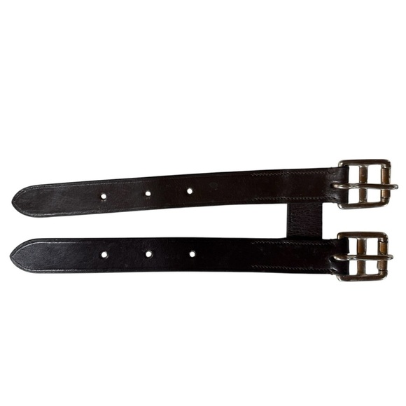 NWOT Leather Girth Extender Darker Havana Brown - Picture 2 of 3